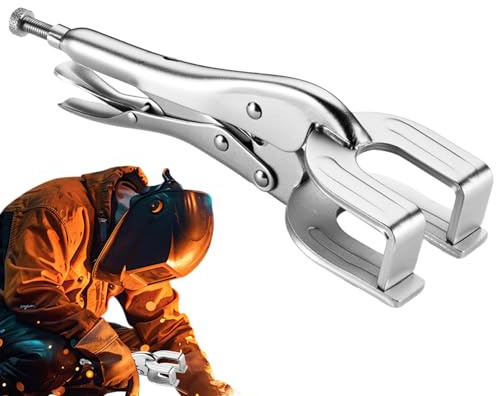 Morsetto Di Saldatura a Forma Di - 9 Pollici Morsetto Regolabile a Bloccaggio Rapido in Acciaio 45 | Pinza Professionale Per Saldatura Fissa Fai Da Te Carpenteria Metallo E Lavori Di Officina