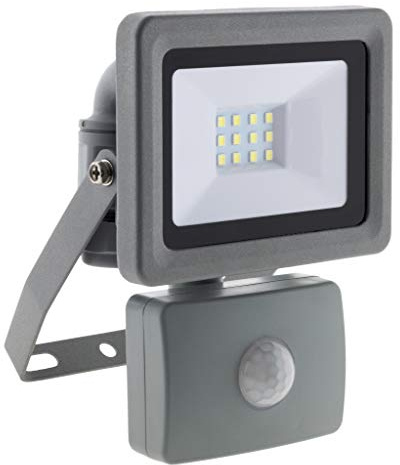 Zenitech Projecteur LED + détecteur de mouvement 10W 850lm - Gris - Elexity