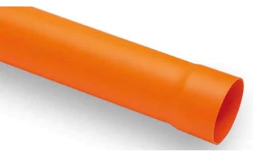 Tubo di scarico in PVC avorio 80x3000mm