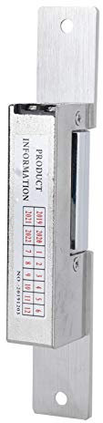 Electric Strike Door Lock, DC12V Narrow-Type Access Lock for Access Control