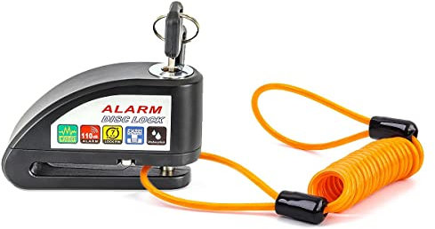 Alarm + Erinnerungskabel kompatibel mit Vespa GTS 300/250 / 125 schwarz