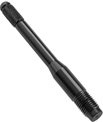 eMagTech M12x1.5mm Gewinde Radausrichtungsstift Radmontagehilfe für die meisten Autos Radaufhänger Führungswerkzeug Radmuttern Edelstahl Schwarz