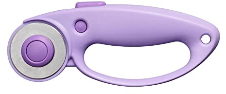 Fiskars rotary cutter, rotary blade with loop handle, right- and left-handed, 45 mm, Ultra Lilac (purple), 1066464