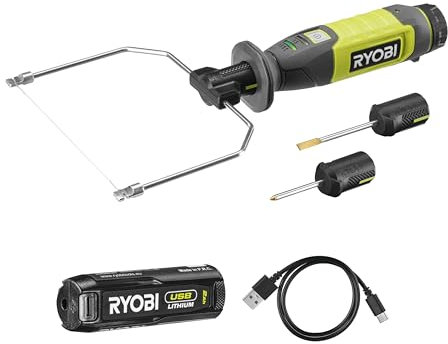 Ryobi RHC4-120G 4V Cordless Hot Foam Cutter (1 x 4V 2.0Ah)