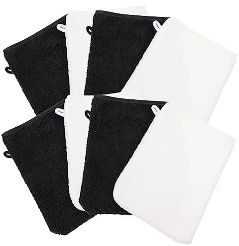 Angoily Gesichtswaschhandschuhe 8-teiliges Make-up-entferner-set Reinigungshandschuhe Für Sanfte Gesichtsreinigung Und Schönheit