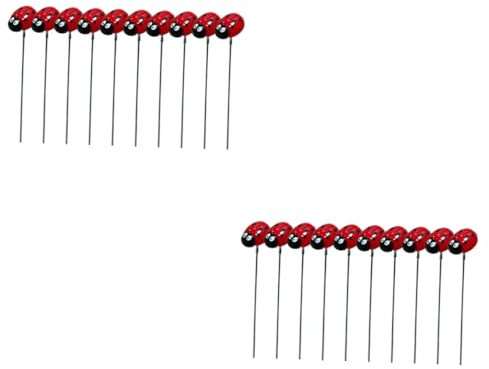 BESPORTBLE 20 STK Gartenkarte pflanzenstecker pflanzstecker gartendekofiguren Outdoor Dekoration Garden GNOME Gartenpfähle aus Harz Terrassenpflock dekorative Rasenpfähle Gartenschmuck Metall