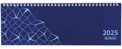 Herlitz Schreibtischkalender Compact 60 Seiten FSC blau