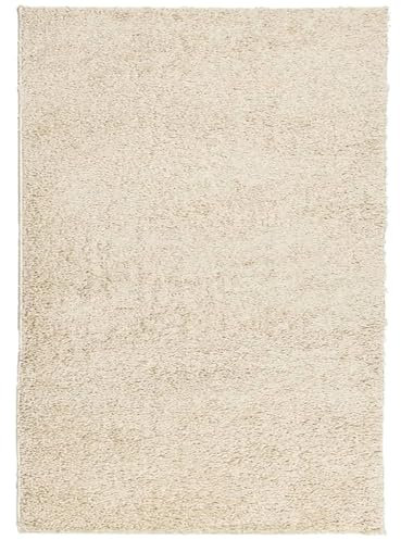 Tidyard Teppich Bambusmatte Wohnzimmerteppich Badezimmerteppich Bambusteppich rutschfest für Wohnzimmer,Läufer Küchenteppich Flurteppich Shaggy Hochflor Modern Golden 120x170 cm