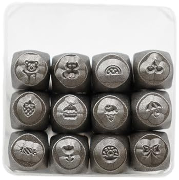 Juego de 12 cinceles de metal, herramienta de grabado de joyas, textura de acero para hacer patrones y texturizar