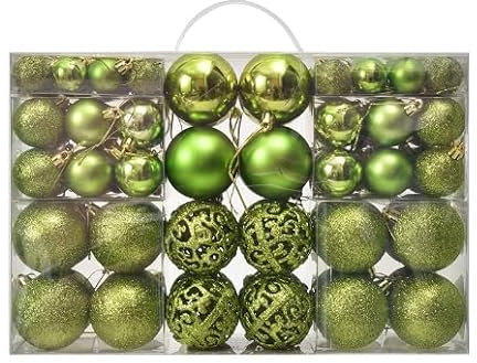 Zecnaud Mini Weihnachtskugeln Plastik Klein 100er Weihnachtskugeln Gold und Weiß aus Kunststoff Weihnachtsbaum Deko Weihnachtskugeln Set, 3cm&4cm&6cm, ideal als weihnachtsbaumschmuck (D)