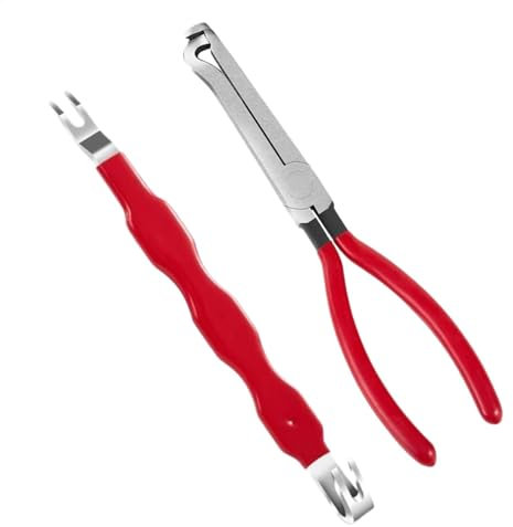 Zange für elektrische Steckverbinder | Elektrischer Stecker-Trennzangen-Satz | Drahtverbinder-Entferner, robuste Sicherungsringzange, Auto-Reparatur-Hardware-Werkzeuge für Kfz-Reparatur-Hardware