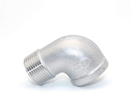 CHAOUYYZ 1/8 1/4 3/8 1/2 3/4 1 Bsp Female to Male Thread 90 Degree Elbow, Pipe Fitting Connector Coupler Adapter/3/4