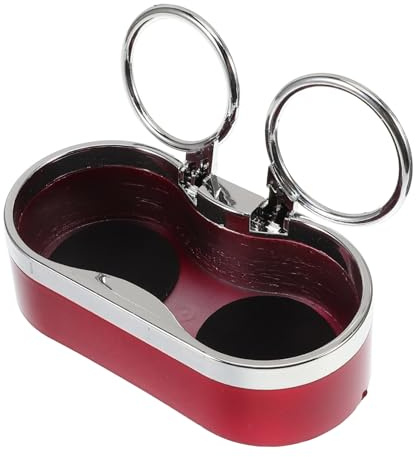 CHICAMPERA Portavasos Doble para Coche, Soporte Plástico para Bebidas, Organizador Multiuso De Asiento Trasero, Compatible Mayoría De Vehículos, Espacioso y Estable para Viajes Largos