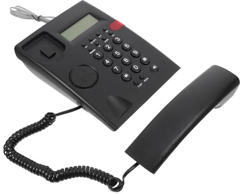 DOITOOL Telefono Fisso Fili per Casa e Ufficio Dotato di Pulsanti Grandi per Anziani e Adolescenti Facile da Usare per Comunicazione Quotidiana