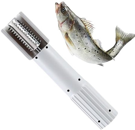 Squamatore Elettrico Per Pesce | Rimozione Automatica Squame E Pelle Pesce,Squamatore Impermeabile Per Pulizia e Sbucciatura Per Pesca, Ristoranti d’Acqua e Casa