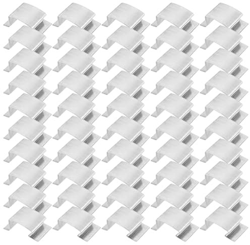 Lot de 25 clips de fixation pour panneau de serre | En forme de G à dégagement rapide en acier inoxydable réutilisable pour couverture de piscine, projets d'artisanat, arceau de bâche