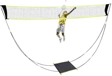TAIPINGOZ Rete da Badminton, Rete da pallavolo, Rete da Badminton, Set da Beach Tennis, Facile da installare, con Borsa for Il Trasporto