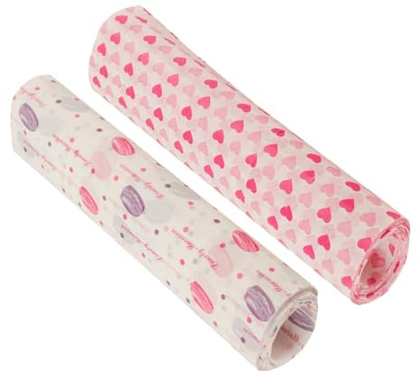 TOPBATHY 200 pièces Papier Ciré Graisse Papier de Cuisson Résistant à Lhuile pour Sandwichs Burgers et Pâtisseries Feuilles Non Adhésives pour Macarons Cupcakes et Snacks