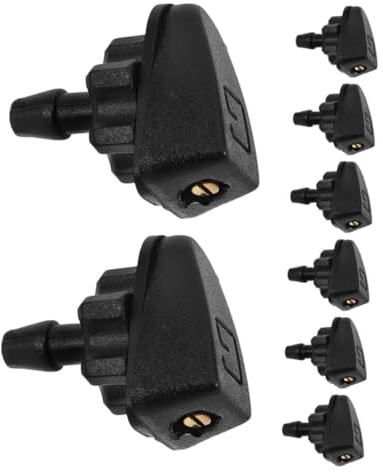 Woniyal 8Pcs Ugelli Lavavetri Set per Dacia Spring 2022-2024, Ugello Tergicristallo, Spruzzatore Parabrezza, Diffusore Acqua Cofano Ricambio Kit