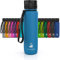 coolrhino Trinkflasche 1l für Sport, Outdoor, Schule, Fitness & Kinder - Wasserflasche auslaufsicher und Bpa frei - Flasche für Kohlensäure geeignet (Rhino Blue, 1000ml)