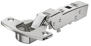 Sensys Dicktürscharnier, Türdicke bis 32 mm, mit integrierter Dämpfung (Sensys 8631i), vernickelt, halb vorliegend, Öffnungswinkel 95°, TH-Bohrbild 52 x 5,5 mm, zum Anschrauben (-)_Artikel _ 9091410