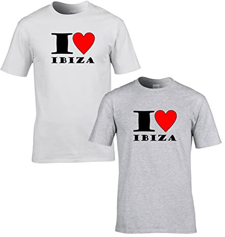 I Love Ibiza T Shirt Spanish Beech Continental Love Archipelago Island European Sea Holliday Unisex Gift Adults Kids Tee Top White