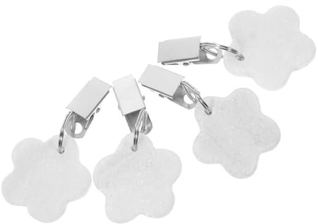 TOVINANNA 4stücke Tischdeckenbeschwerer Mit Clips Windfeste Blütenförmige Tischdeckenhalter Für Outdoor- Geeignet Für Dicke Tischdecken