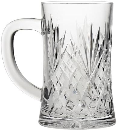 British Crystal Beer Glass/Tankard, Clear, Brierley Hill Single Crystal Cut Glass Westminster