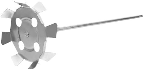 Homoyoyo Mélangeur Pour Perceuse à Boue Bétonnière En Métal Certifié, Agitateur Puissant Anti-bulles, Tige Ronde Compatible Perceuse Électrique, Usage Professionnel Peinture Plâtre,