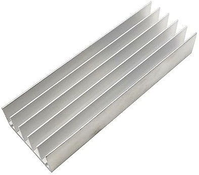 SAEVVCJWW 2 Stück 120 x 40 x 20 mm Aluminium-Kühlkörper for COB-LED-Lampenbeleuchtung, 120 x 40 mm Kühler