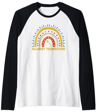 Technicien en allergie Boho Rainbow Wear Expert en test d'allergies Manche Raglan