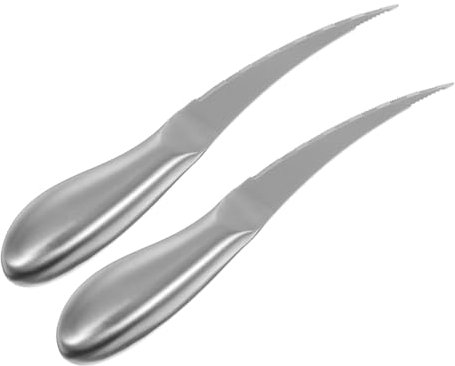 SHOWERORO 2pezzi Strumenti Acciaio Inossidabile per La Pulizia dei Gamberi Utensili Multifunzionali per Sgusciare e Rimuovere La Linea dei Gamberi Design Ergonomico Facile da Usare e