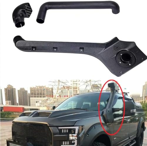 ZFZFC Auto-Lufteinlass-Schnorchel-Sets für Ford F150 Wildtrak 2015-2019, Road-Styling-Zubehör, Lufteinlasssysteme Off Road Mit Erhöhtem Luftstrom