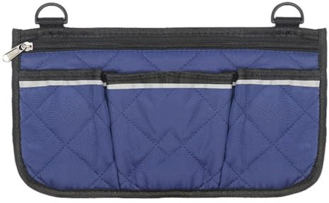 Yiokii Rollstuhltasche, Armlehne, Seiten-Organizer, tragbare Taschen, Streifen, Aufbewahrung, G9G4, multifunktional, Wasserbeutel, reflektierend