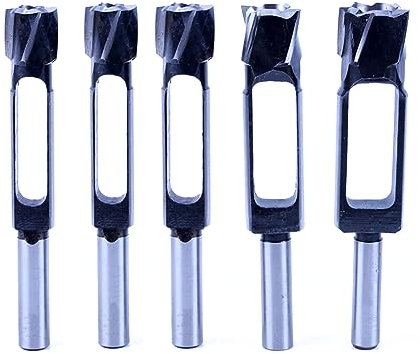 ASHLUYAK Holzbearbeitungsbohrer-Set für Zapfen und Dübel, 5 Stück, Holzdübel, Lochschneider, Bohrer, Tischlerwerkzeug