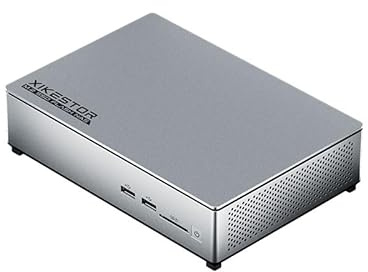 4-Bay All-Flash NAS Server with Intel i5-12450H | 32TB M.2 NVMe SSD NAS | 4X 10GbE Network Storage | 64GB Expandable Memory | Personal Cloud/Home NAS | HDMI/Mini-DP 4K@60Hz Output (Diskless)