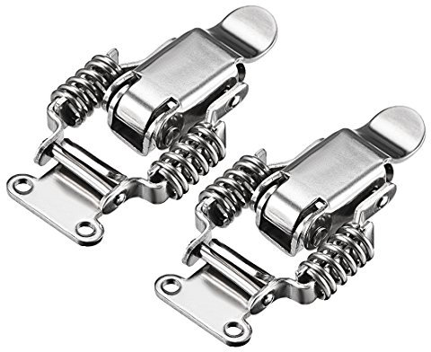 sourcing map HS-022 Stainless Steel 304 Compression Spring Draw Toggle Latch Clamp, 68mm Long, Pack of 2