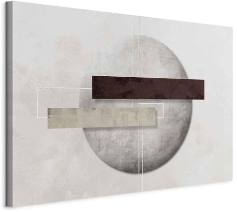 murando - Akustikbild geometrische Muster Bilder Akustikschaum Hochleistungsschallabsorber Schallschutz Leinwand 1 tlg Wandbild Raumakustik Schalldämmung Abstrakt Kreise Figur