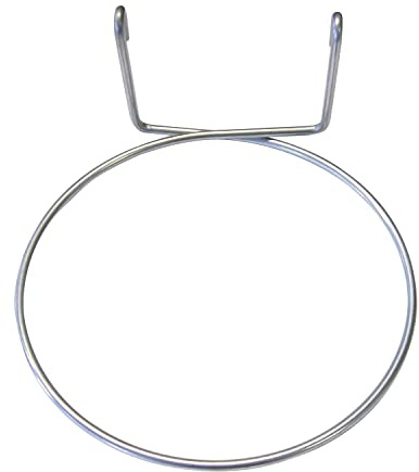 bellissa Fermo Wandhängesystem Einhänger 3 Stück verzinktes Stahl Ø 17 cm | Hänger Set, Befestigung für Blumen und Pflanzen im Topf, max. 5 kg
