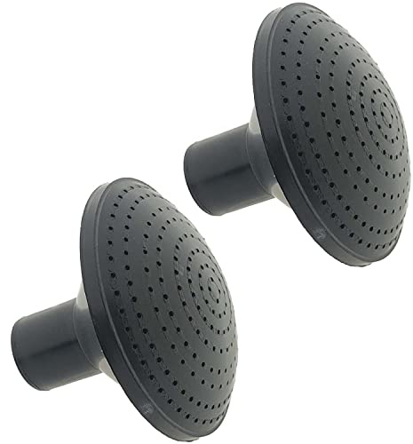 Lot de 2 douilles pour arrosoir - Douchette de rechange (ouverture de 2,5 cm) - Noir