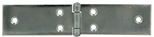 Amig - Bisagra de Ramal - 22 x 50 mm - Multiusos - Pala Ancha - Cantos Cuadrados - Apertura y Cierre Silencioso - Sujeta Puertas con Firmeza - Acero Zincado