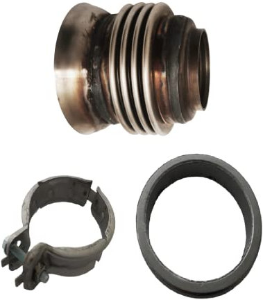 Passend für W906 Spinter Flexrohr Flexstück Flammrohr Hosenrohr Auspuff Rohr vorne vor PDF 60mm Schelle Dichtring