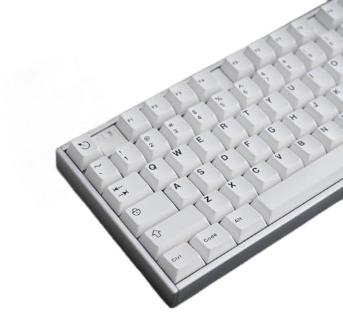 Weißes Tastenkappen-Set Cherry Profile Doubleshot Bow Keycaps 120 Tasten Custom Keyboard Keycap für 60% 65% 70% 75% Cherry MX Gateron Kailh Switches Mechanische Tastatur