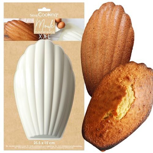 ScrapCooking - Stampo Madeleine XXL Antiaderente - Madeleine Gigante Torte Dolci - 1299