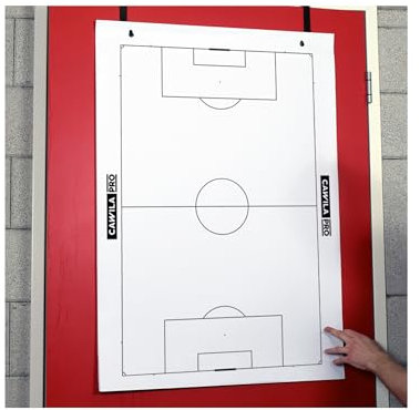 Cawila PRO Flipchartblock Fußball, 20 Blatt, Spielfeldblcok aus Papier 70x100cm