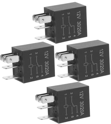 MOLUCKFU 4stücke Pin Relais Starter-relais Für Auto Relais Vollkupfer-elektromagnetspule Mit Silberlegierungskontakten