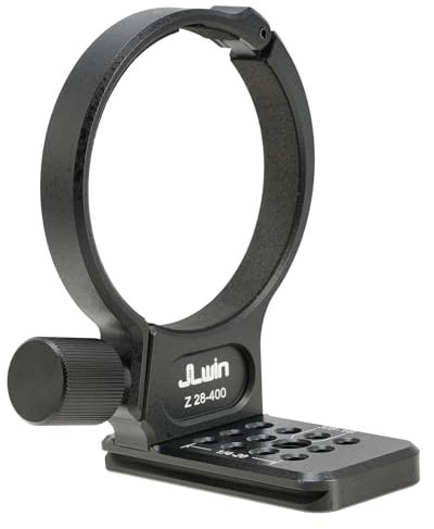 FOTGA Metal Tripod Collar Mount Ring 70mm for Nikon NIKKOR Z 28-400mm f/4-8 VR Lens, Bottom with 1/4 & 3/8 Thread Screw Mount Dovetail Groove Quick-Release Plate for Acra-Swiss Type Tripod