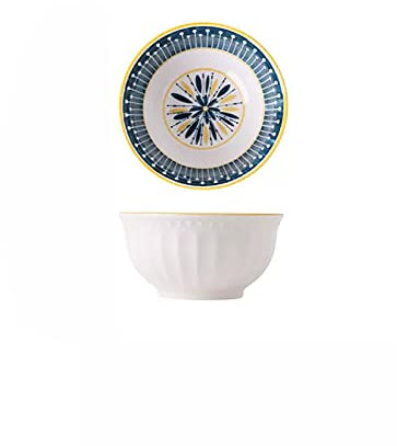 LKSGJSNB Ceramic Bowl,Ceramic Bowls Cereal Bowls Set of 2, for Meal Cereal Soup Salad, Stylish Kitchen Bowls, Microwave(C)