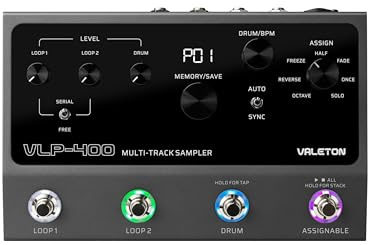 Valeton VLP-400 Multi Sampler Looper - Effektgerät für Gitarren