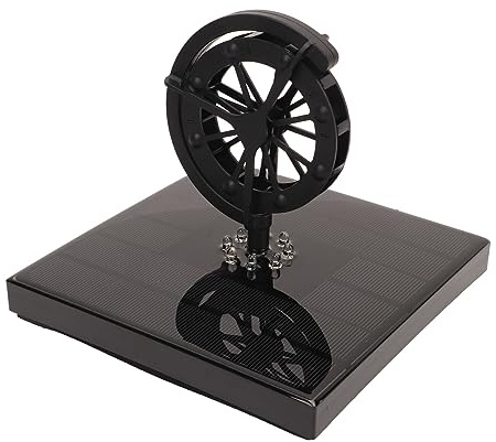 Qcwwy Multifunctional Solar Energy Bath Well with a Windmill for Garden Outside,